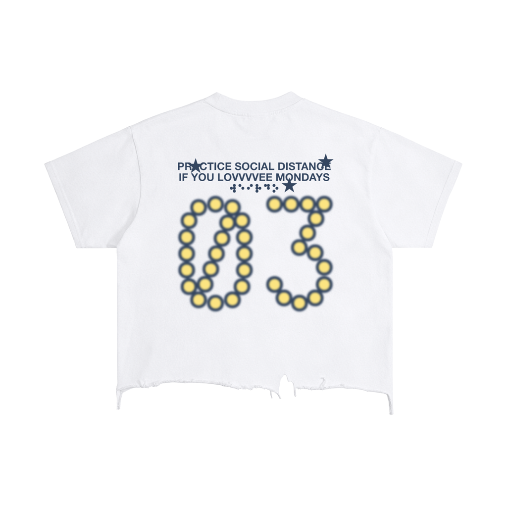 Vintage Wash Boxy Distressed Hem T-Shirt